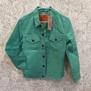 Levi's Women's Teal Denim Jacket